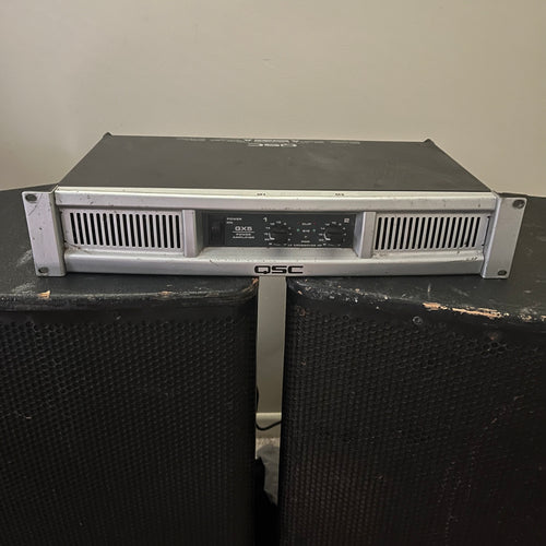 QSC Analog PA System | GX3 QSC Power AMP | 2x LXT115 EV Speaker Cabinets